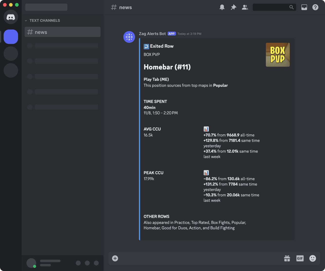 Zag Alerts screenshot